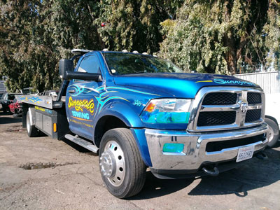 Light Duty Towing Services - Sunnyvale Towing, Inc. - Sunnyvale, CA